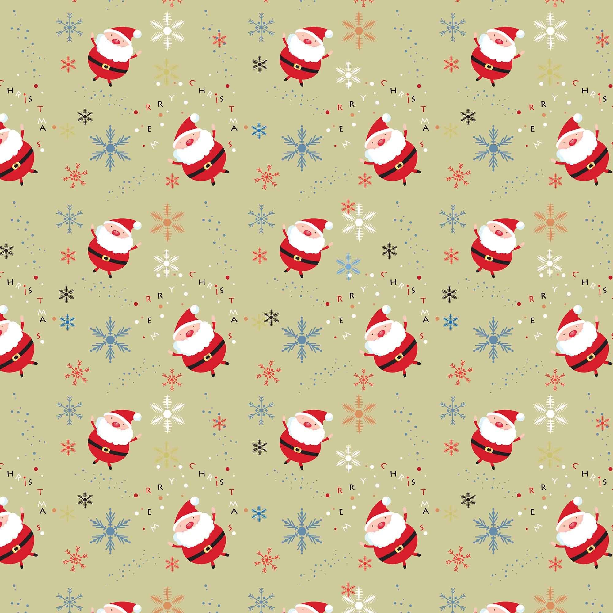 Santa Claus And Snowflakes Photography Backdrop Shopbackdrop